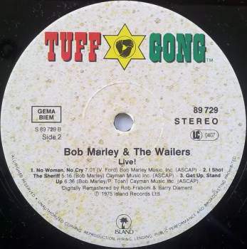 Bob Marley & The Wailers: Live!