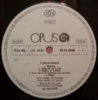 Tublatanka: Tublatanka