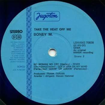 Boney M.: Take The Heat Off Me