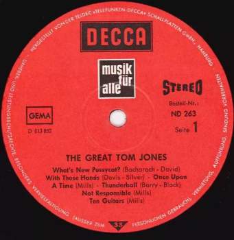 Tom Jones: The Great Tom Jones