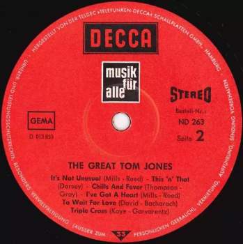 Tom Jones: The Great Tom Jones