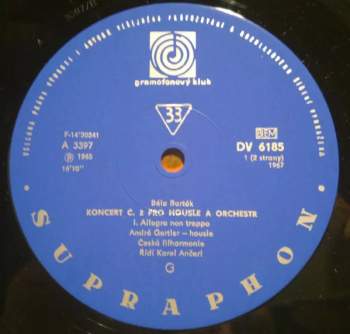 The Czech Philharmonic Orchestra: Koncert Pro Housle A Orchestr Č. 2 (STEREO)