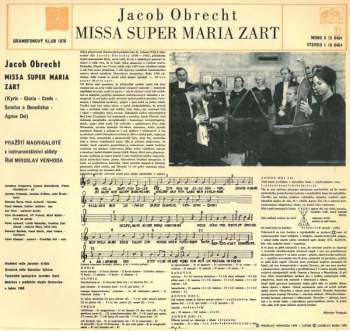 Prague Madrigal Singers: Missa Super Maria Zart