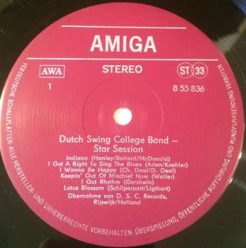 The Dutch Swing College Band: Star Session