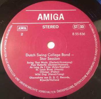 The Dutch Swing College Band: Star Session