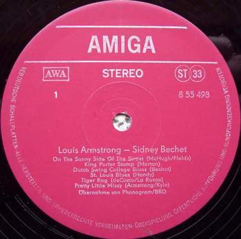 Louis Armstrong: Louis Armstrong / Sidney Bechet