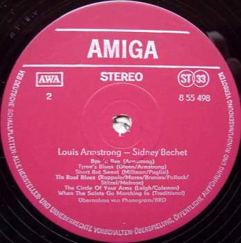 Louis Armstrong: Louis Armstrong / Sidney Bechet