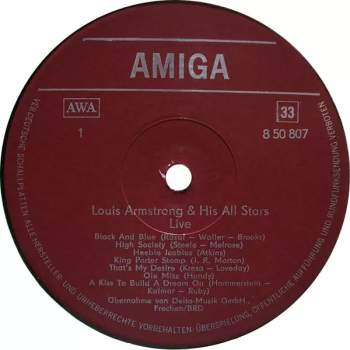 Louis Armstrong And His All-Stars: Live