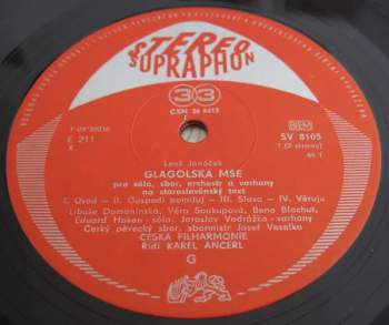 The Czech Philharmonic Orchestra: Glagolská Mše