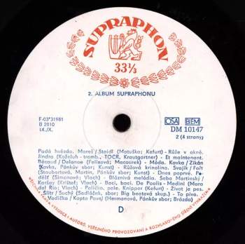 Various: 2. Album Supraphonu (2x10")