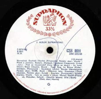 Various: 2. Album Supraphonu (2x10")