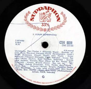 Various: 2. Album Supraphonu (2x10")