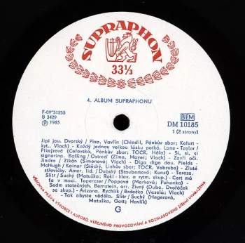 Various: 4. Album Supraphonu (2x10")