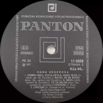 Hana Hegerová: Recital (74 2)