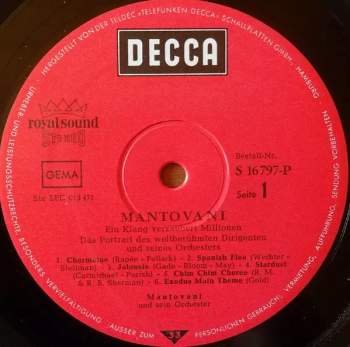 Mantovani: Ein Klang Verzaubert Millionen