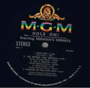 Herman's Hermits: Hold On! (Music From The Original Sound Track)