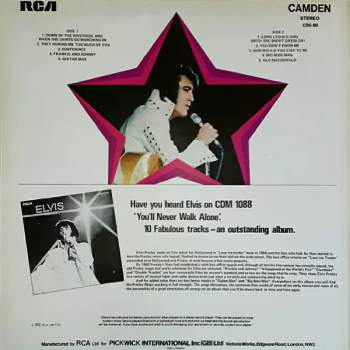 Elvis Presley: Elvis Sings Hits From His Movies