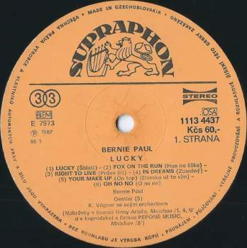Bernie Paul: Lucky