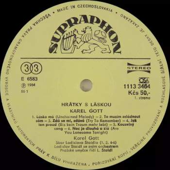 Karel Gott: Hrátky S Láskou