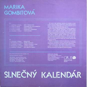 Marika Gombitová: Slnečný Kalendár