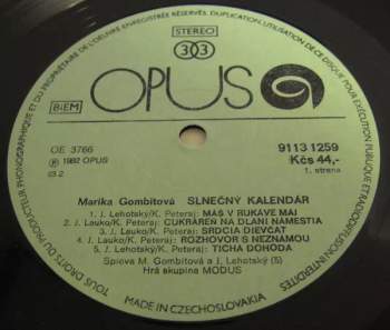 Marika Gombitová: Slnečný Kalendár