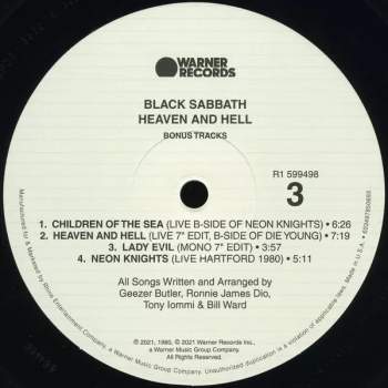 Black Sabbath: Heaven And Hell DLX | LTD