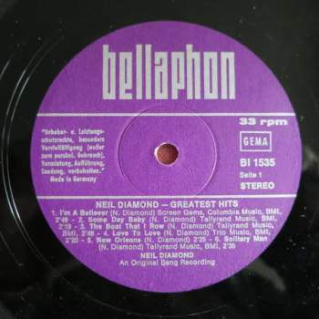 Neil Diamond: Greatest Hits