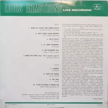 Louis Armstrong: Live Recording