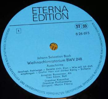 Johann Sebastian Bach: Weihnachtsoratorium (Ausschnitte)