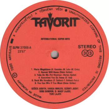 Various: International Super Hits