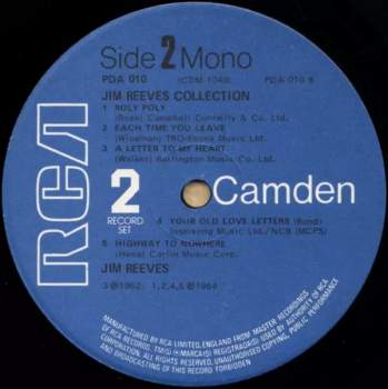 Jim Reeves: The Jim Reeves Collection (2xLP)
