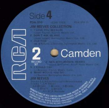 Jim Reeves: The Jim Reeves Collection (2xLP)