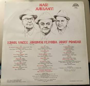 Karel Vacek: Naši Jubilanti