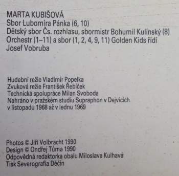 Marta Kubišová: Songy A Balady