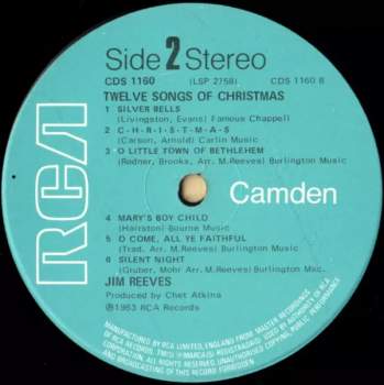 Jim Reeves: 12 Songs Of Christmas