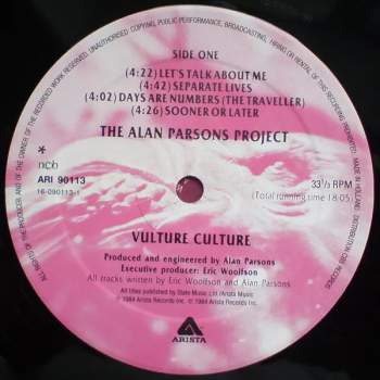 The Alan Parsons Project: Vulture Culture