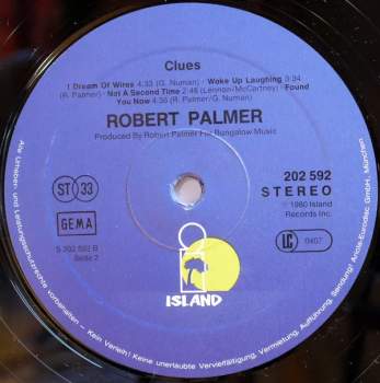 Robert Palmer: Clues