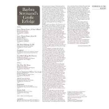 Barbra Streisand: Barbra Streisand's Große Erfolge