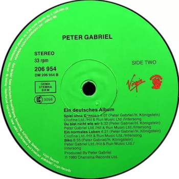 Peter Gabriel: Ein Deutsches Album