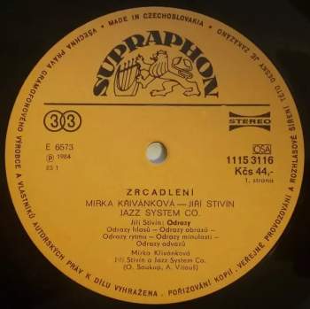 Jiří Stivín & Co. Jazz System: Zrcadlení = Reflections