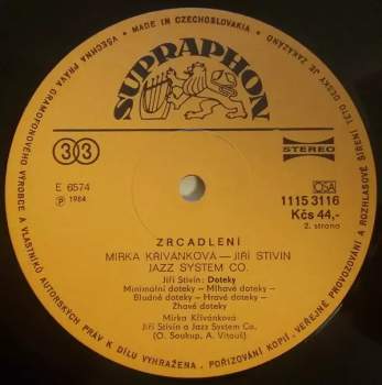 Jiří Stivín & Co. Jazz System: Zrcadlení = Reflections