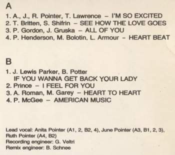 Pointer Sisters: So Excited