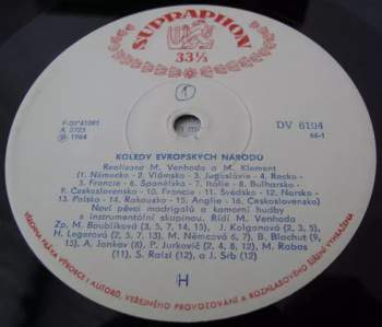 Miroslav Venhoda: České Vánoční Koledy / Koledy Evropských Národů