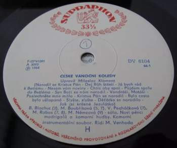 Miroslav Venhoda: České Vánoční Koledy / Koledy Evropských Národů