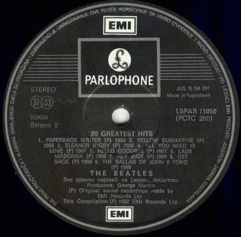 The Beatles: 20 Greatest Hits