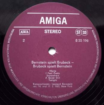 The Dave Brubeck Quartet: Bernstein Spielt Brubeck / Brubeck Spielt Bernstein