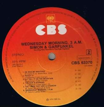 Simon & Garfunkel: Wednesday Morning, 3 A.M.