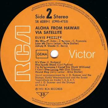 Elvis Presley: Aloha From Hawaii Via Satellite