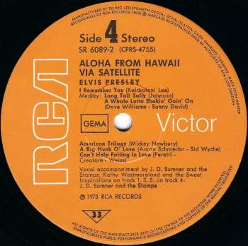 Elvis Presley: Aloha From Hawaii Via Satellite