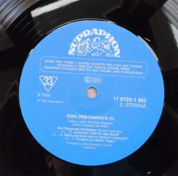 Emmy Destinn: 3/ Richard Wagner 2xLP + BOOKLET